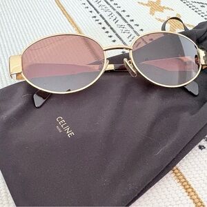Celine Elegant Gold Frame Sunglasses